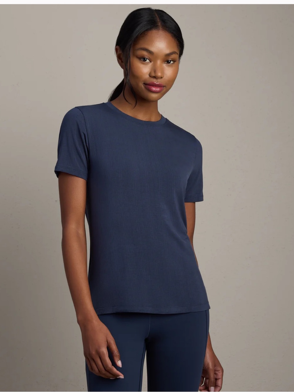RHONE Featherweight Rib Tee - Picture 1 of 8